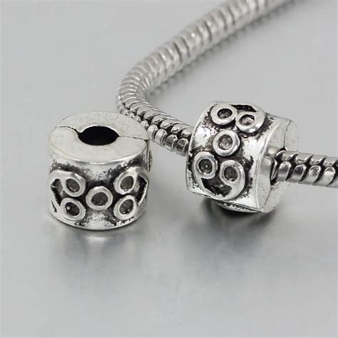 MOONDROPS® - ONE Stopper bead for European style <strong>charm</strong> bracelets (3mm thick chains). . Pandora charm stoppers